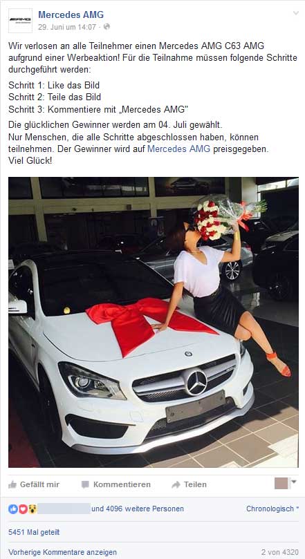 Verlosung des mercedes #7