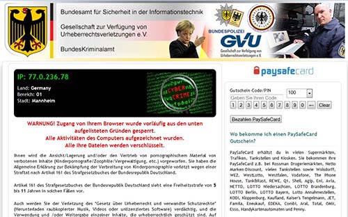 Polizei. WARNUNG! Zugang von Ihrem Browser wurde vorläufig aus den unten aufgelisteten Gründen gesperrt....