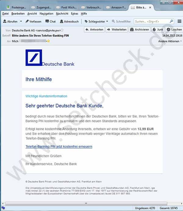 serviceatprvte_pw_deutsche_bank_ag_phishingmail_betrugsmail