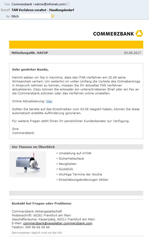 Paypal Commerzbank